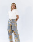 Sosi Floral Denim Pants