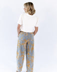 Sosi Floral Denim Pants