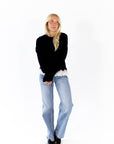 Susana Lace Trim Sweater