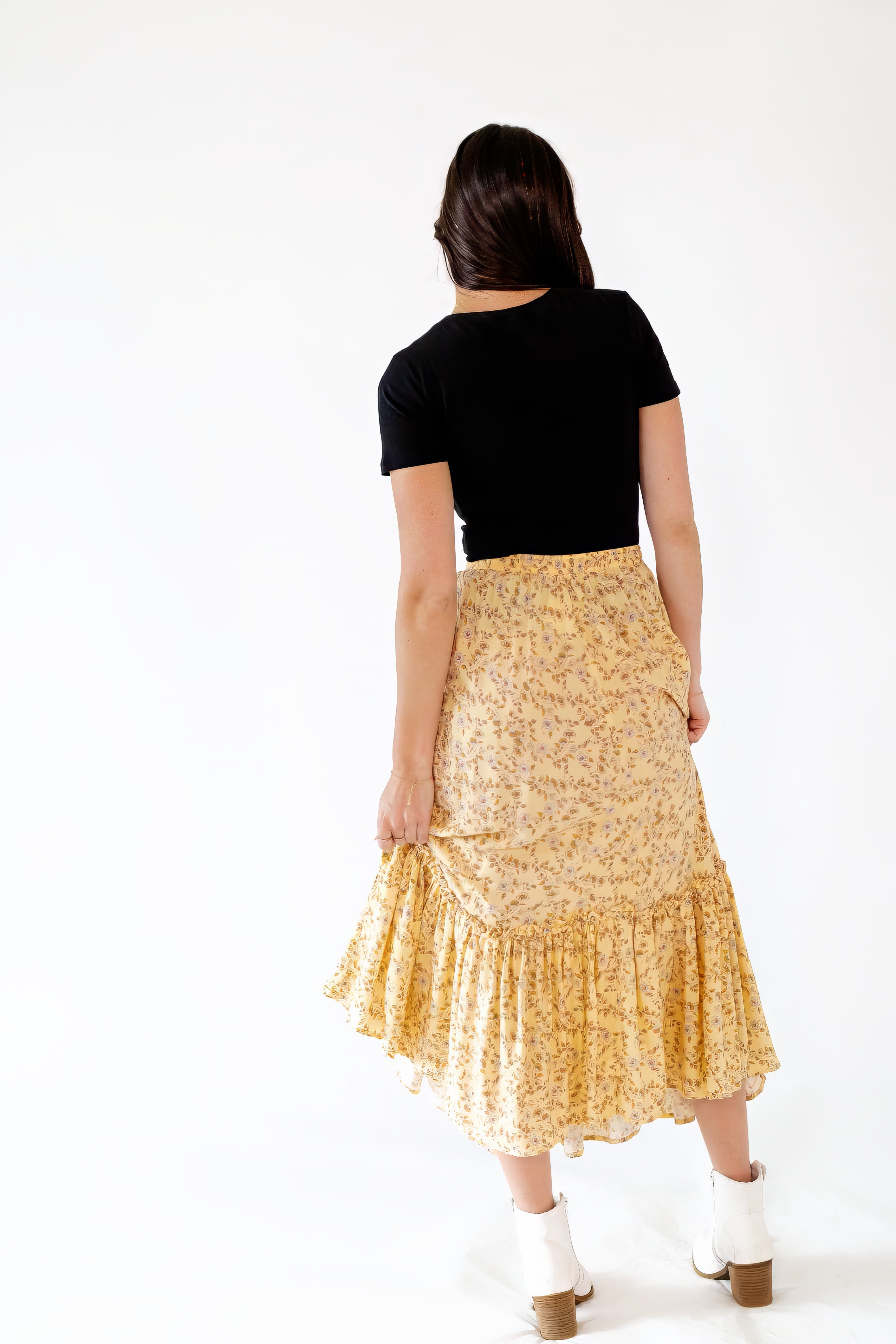 Santra Floral Maxi Skirt