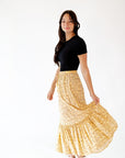 Santra Floral Maxi Skirt