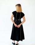 Havana Linen Dress · Black