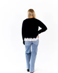 Susana Lace Trim Sweater