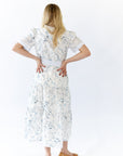 Jojo Split Neck Midi Dress