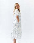 Jojo Split Neck Midi Dress