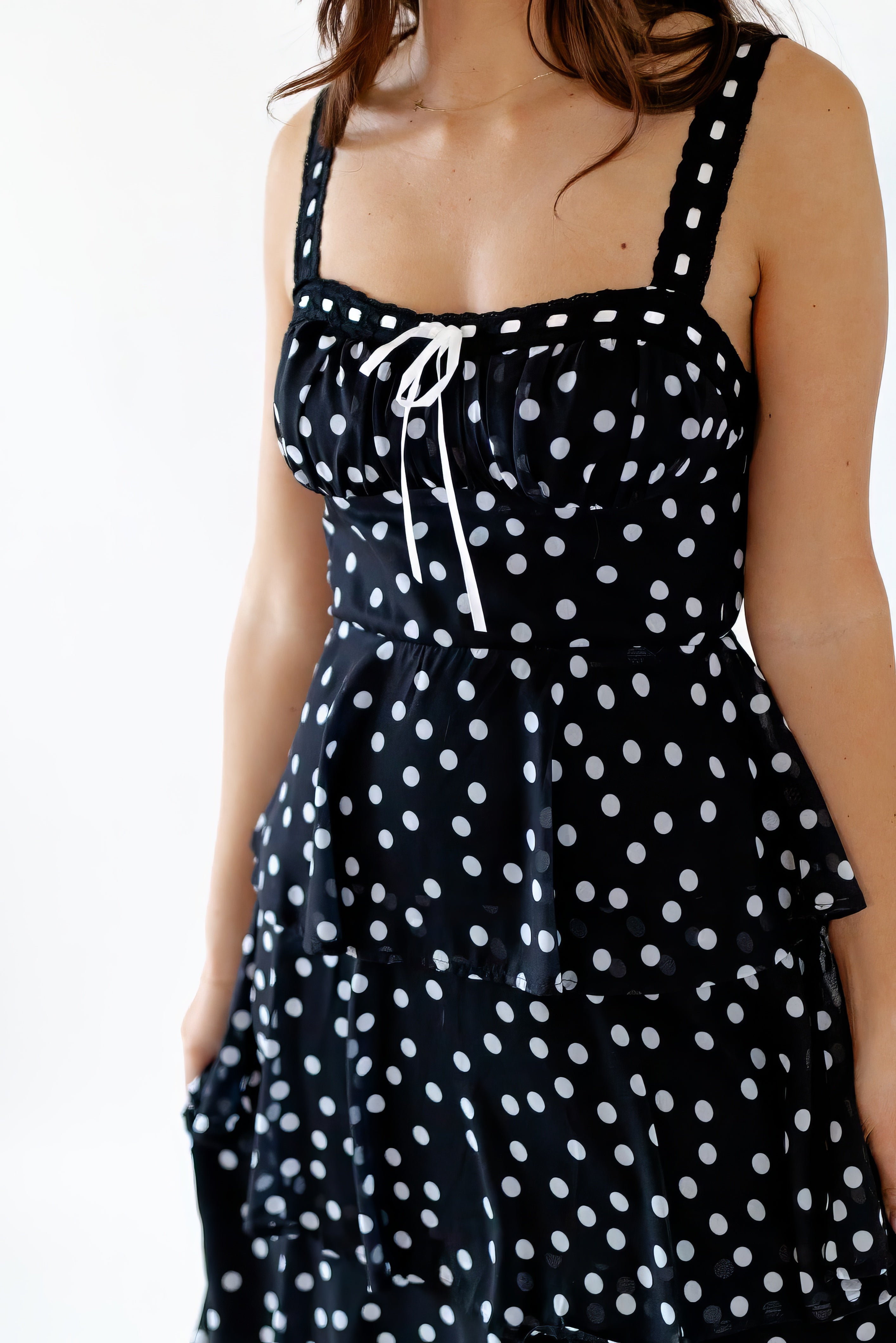 Mavaro Polka Dot Maxi Dress – Twirl Boutique
