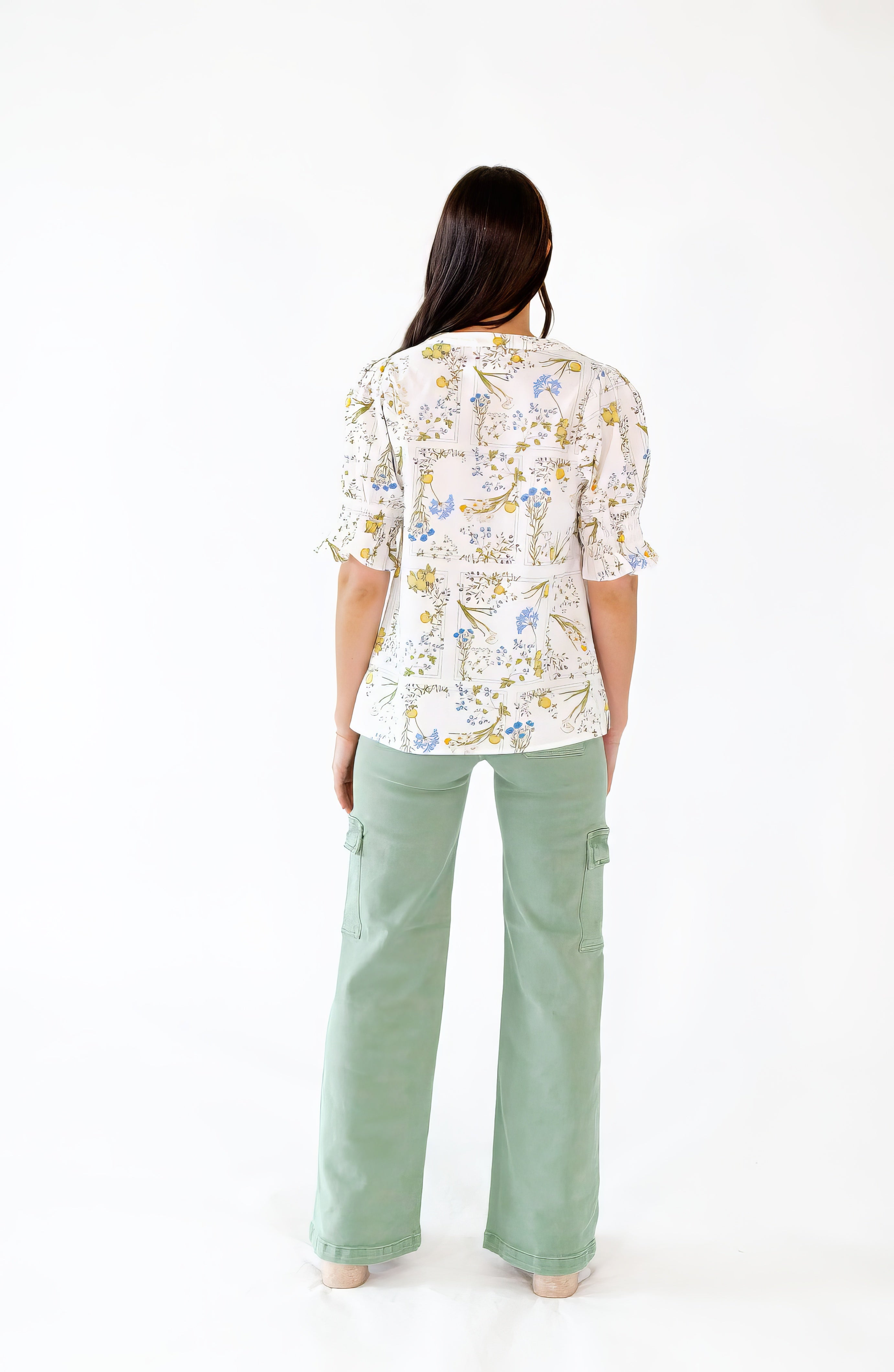 Dowen Floral Print Top