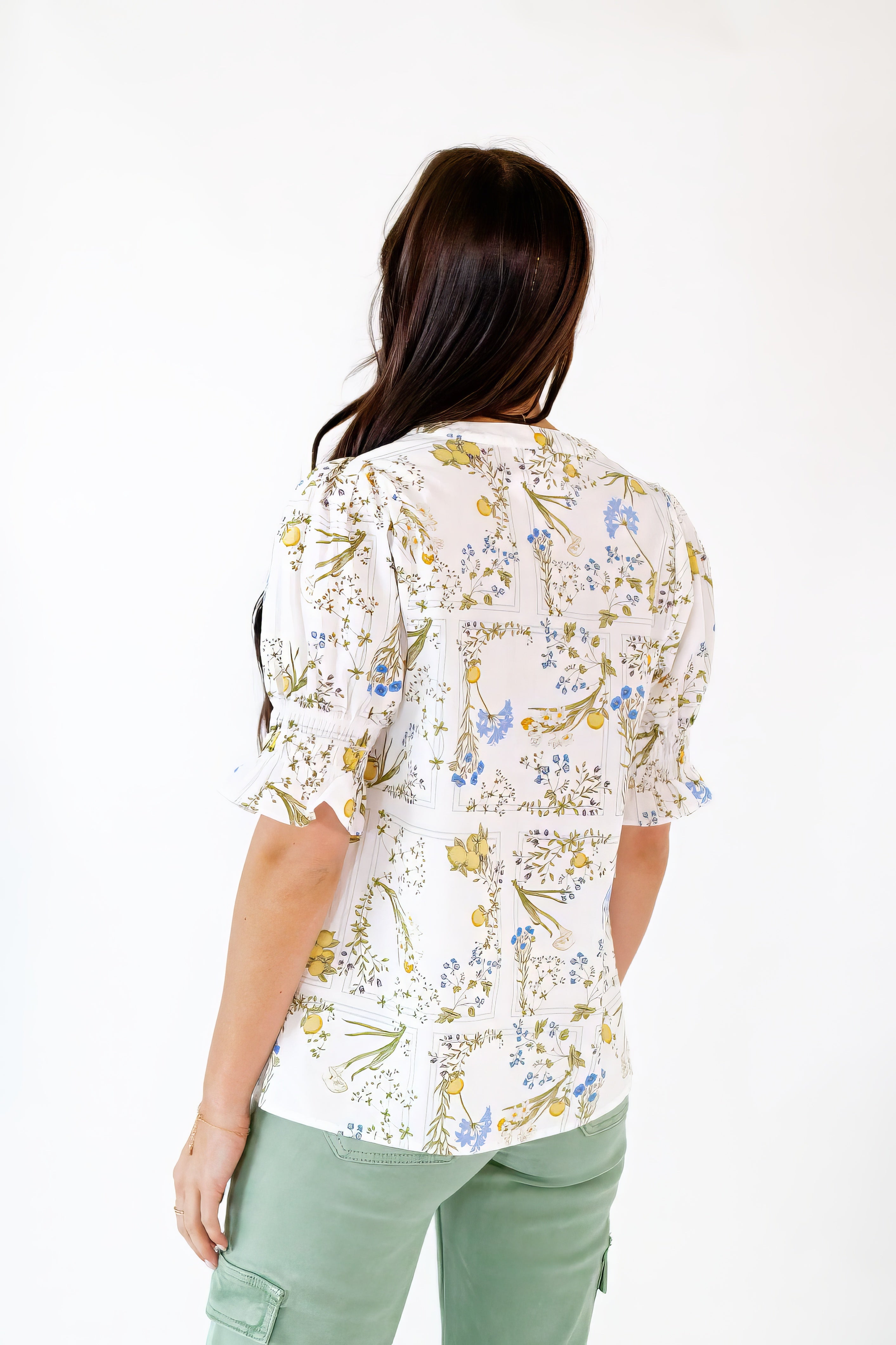 Dowen Floral Print Top