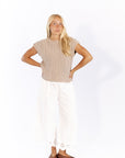 Mirelle Button Back Top