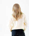 Cassia Half-Zip Colorblocked Knit