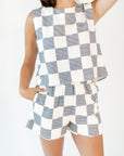 Jupe Checkered Set