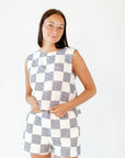Jupe Checkered Set