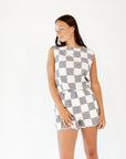 Jupe Checkered Set
