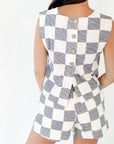 Jupe Checkered Set