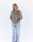 Johanna Gingham Ruffle Top