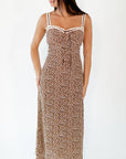 Tefi Leopard Print Maxi Dress
