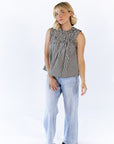 Johanna Gingham Ruffle Top