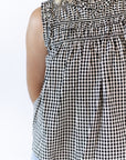 Johanna Gingham Ruffle Top