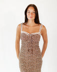 Tefi Leopard Print Maxi Dress