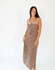 Tefi Leopard Print Maxi Dress