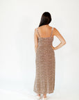 Tefi Leopard Print Maxi Dress