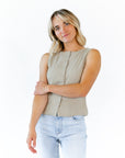 Landon Scallop Lace Vest