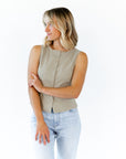 Landon Scallop Lace Vest