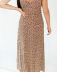 Tefi Leopard Print Maxi Dress