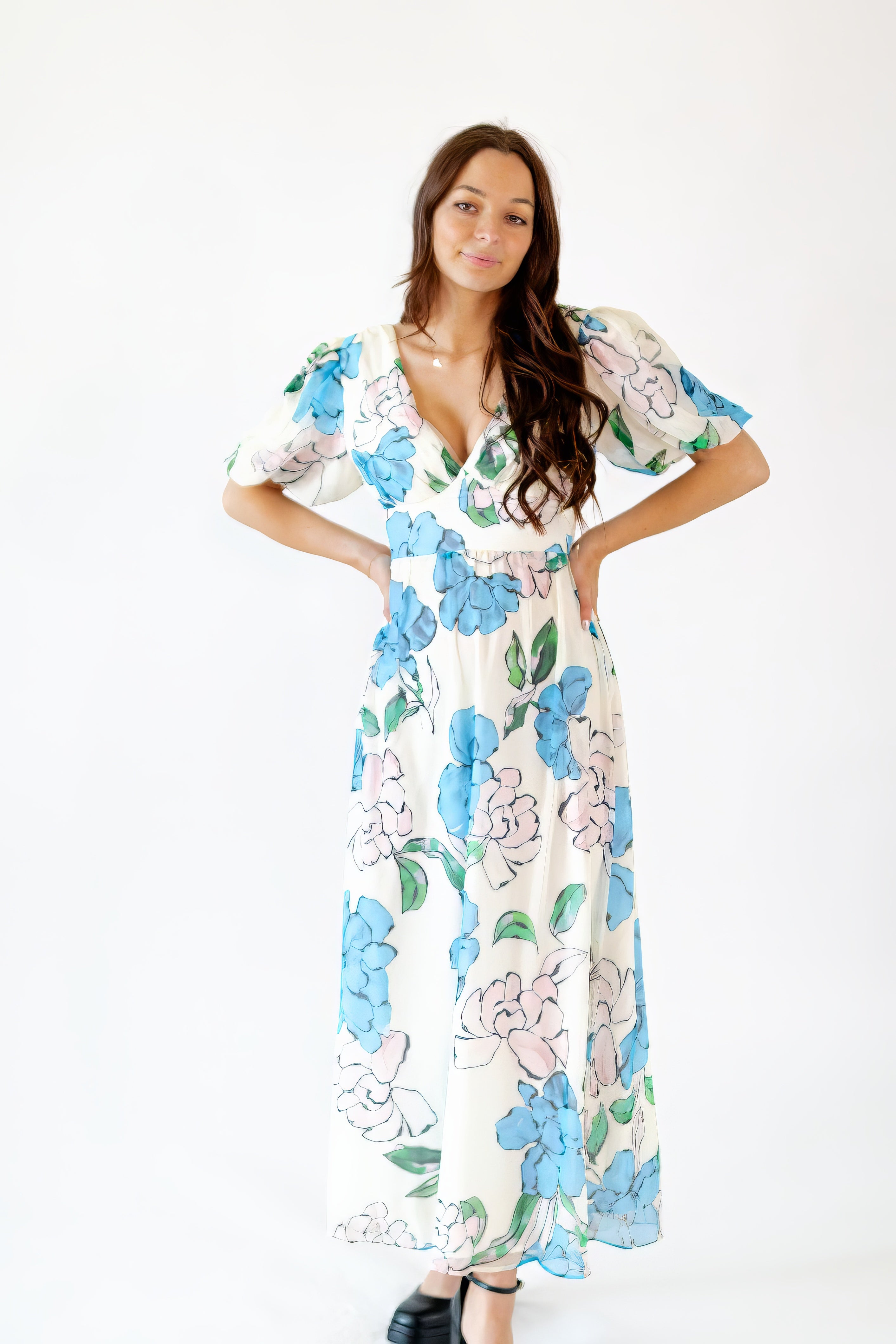 Troy Pastel Floral Dress – Twirl Boutique