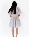 Tilly Floral Print Striped Dress