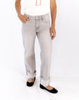 Lucie Cuffed Denim