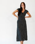 Dalton Polka Dot Midi Dress