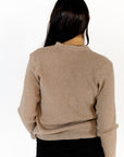 Latte Button Down Cardigan
