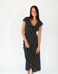 Dalton Polka Dot Midi Dress