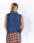 Stella Denim Button Up Tank
