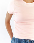 Bella Short Sleeve Tee · Pink
