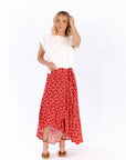 Sariah Wrap Floral Skirt