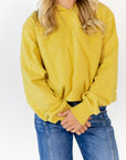 Jones Bubble Hem Sweatshirt