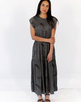 Elena Stroke Detail Midi Dress