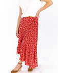 Sariah Wrap Floral Skirt