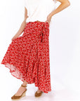 Sariah Wrap Floral Skirt