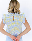 Angelina Checkered Top