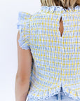Angelina Checkered Top
