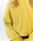 Jones Bubble Hem Sweatshirt