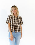 Colby Gingham Blouse