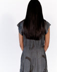 Elena Stroke Detail Midi Dress