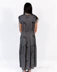 Elena Stroke Detail Midi Dress