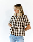 Colby Gingham Blouse