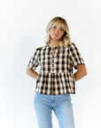 Colby Gingham Blouse
