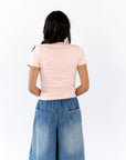 Bella Short Sleeve Tee · Pink